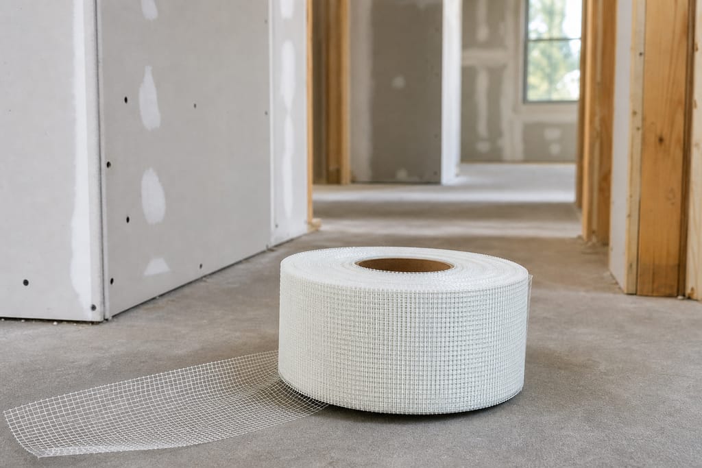 Tape and mud in multiple thin coats photo